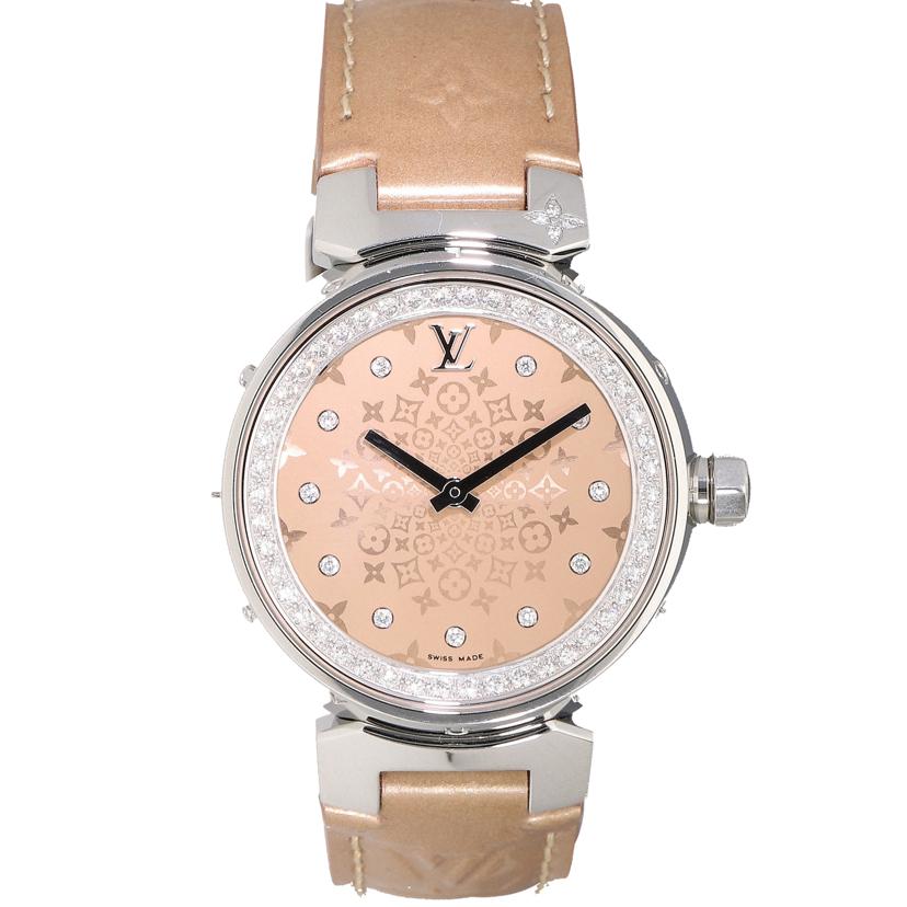 LOUIS VUITTON ルイヴィトン/タンブール・サークルダイヤ/レディース/クオーツ/Q13MS//TI3***/ABランク/93