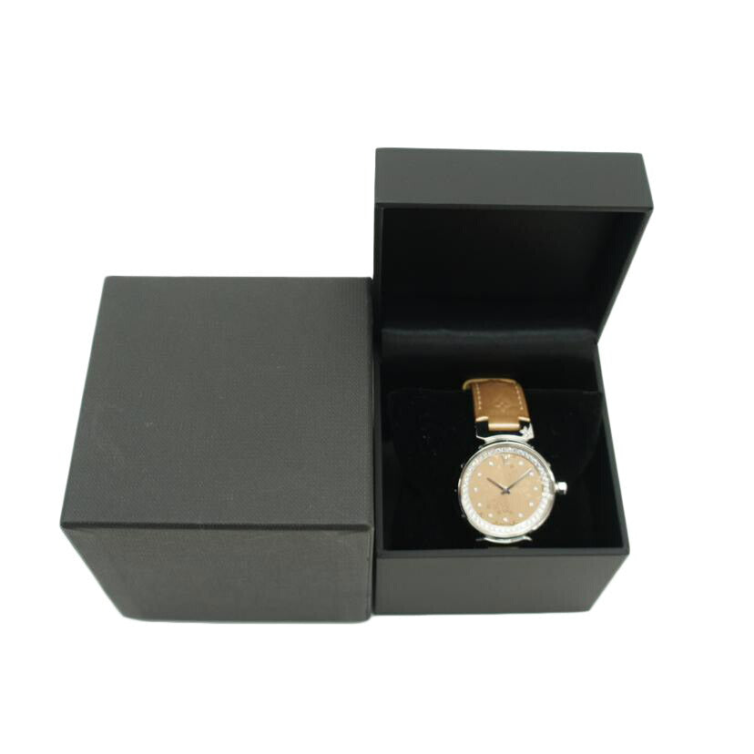 LOUIS VUITTON ルイヴィトン/タンブール・サークルダイヤ/レディース/クオーツ/Q13MS//TI3***/ABランク/93