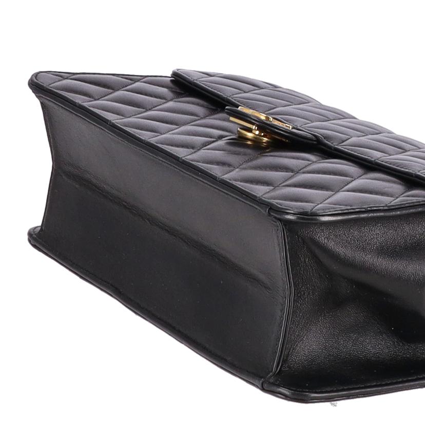 CHANEL シャネル/マトラッセ/ラムスキン/シングルチェーン/ショルダーバッグ/ブラック/A03570//605****/Aランク/18