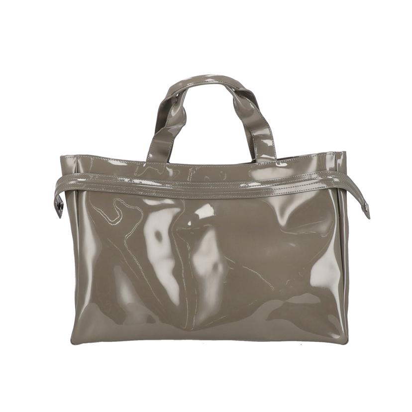 ARMANI JEANS アルマーニジーンズ/エナメルトートバッグ/グレー//SAランク/18