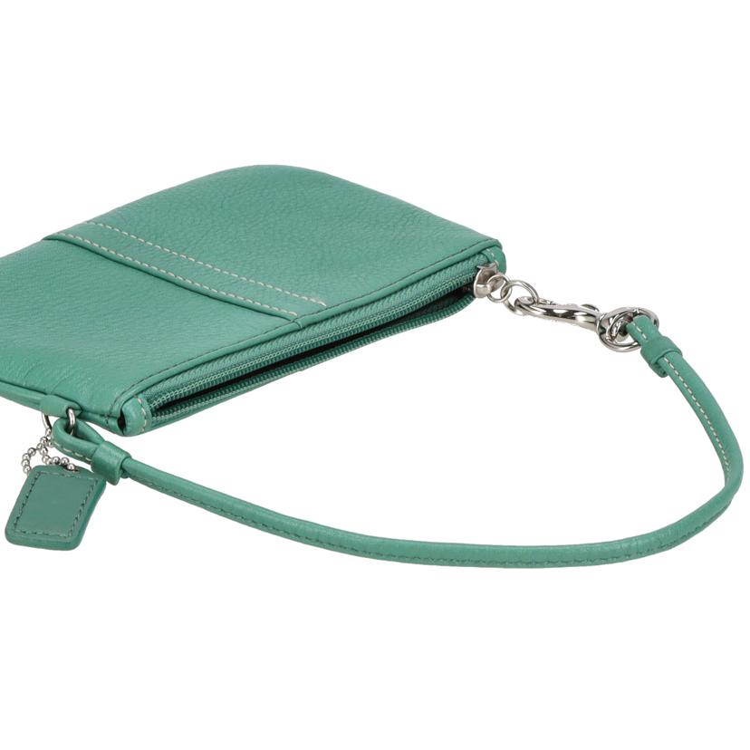 COACH コーチ/リスレットポーチ/グリーン//Aランク/18