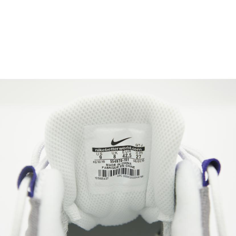 NIKE ナイキ/エアマックス95OGホワイト/コートパープル/エメラルドグリーン/554970-151//サイズ:27cm/ABランク/75