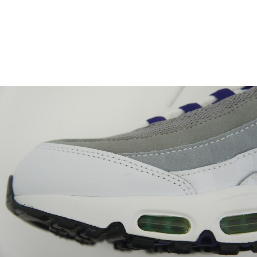 NIKE ナイキ/エアマックス95OGホワイト/コートパープル/エメラルドグリーン/554970-151//サイズ:27cm/ABランク/75