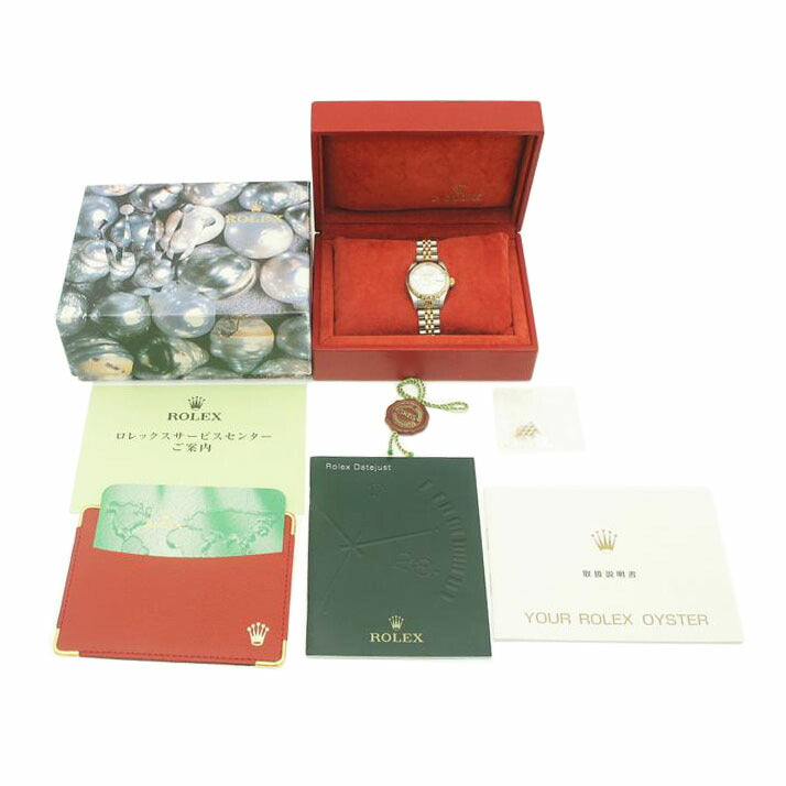 ROLEX/デイトジャスト 白文字盤 YG×SS/79173//F30****/ABランク/67