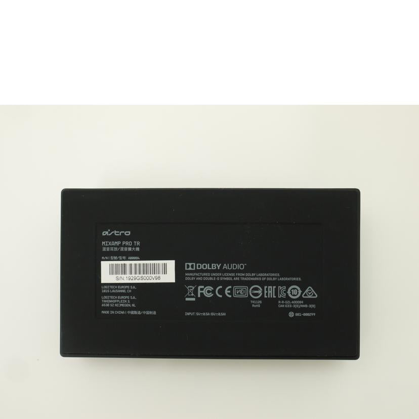 Logicool ロジクール/ASTRO MixAmp Pro TR/ゲームングミックスアンプ/MAPTR-002//1929GS000V98/Aランク/69