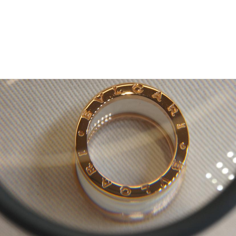 BVLGARI ブルガリ/K18PG B-ZERO1セラミックリング//☆351MI/Aランク/92