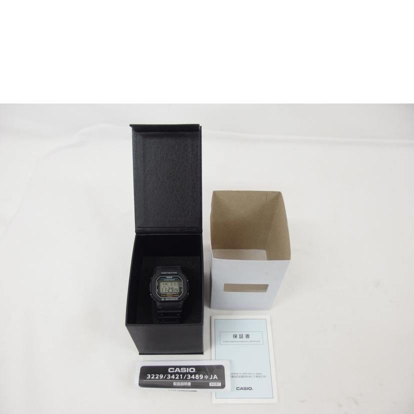 CASIO カシオ/G-SHOCK5600シリーズ/デジタルウォッチ/クォーツ/DW-5600E-1//ABランク/04