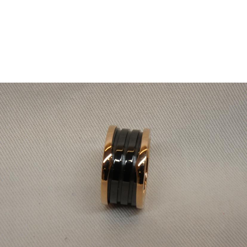 BVLGARI ブルガリ/K18PG B-zero1セラミックリングブラック//☆2337AL/Aランク/92