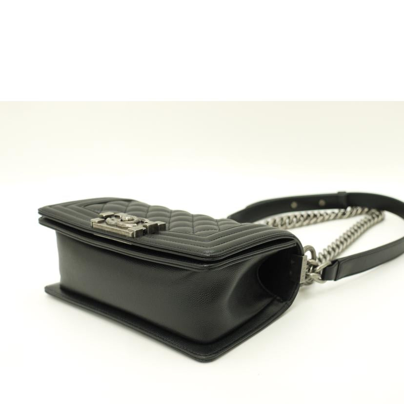 CHANEL シャネル/ボーイシャネルチェーンショルダー/ブラック//E2U*****/SAランク/69