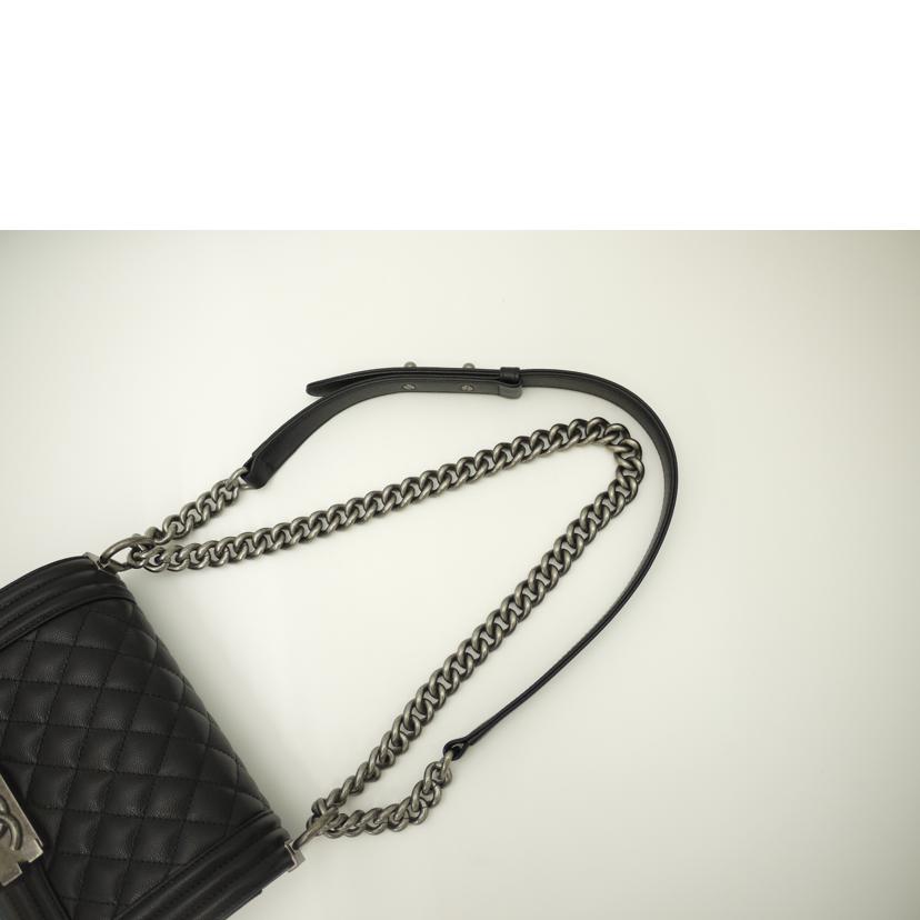 CHANEL シャネル/ボーイシャネルチェーンショルダー/ブラック//E2U*****/SAランク/69