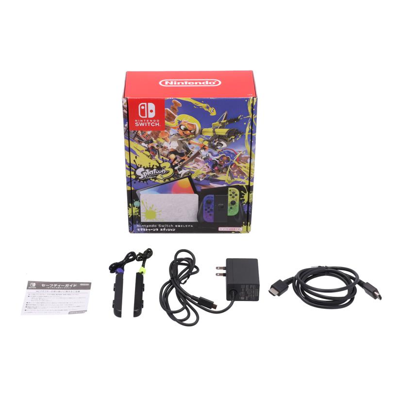 Nintendo 任天堂 ニンテンドー /Nintendo Switch 有機ELモデル 本体(スプラ3)/HEG-S-KCAAA//XTJ10067306328/Aランク/62