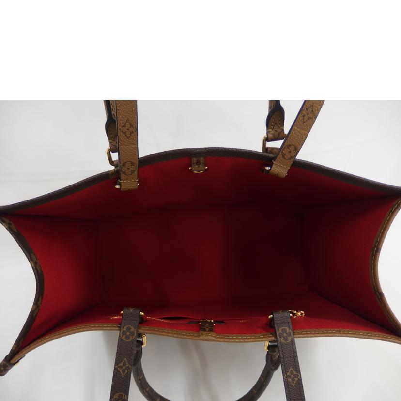 LV ルイヴィトン/オンザゴーGM/モノグラムジャイアント/リバース/M45320//DU4***/ABランク/82