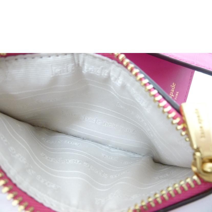 Kate Spade ケイトスペード/クロコ型押し二つ折り財布//ABランク/88