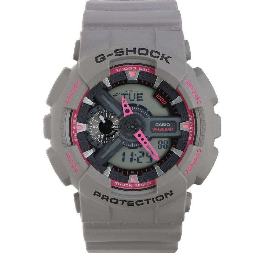 CASIO カシオ/G-SHOCK/マットグレー×ピンク/GA-110TS-8A4JF//514*/Aランク/93