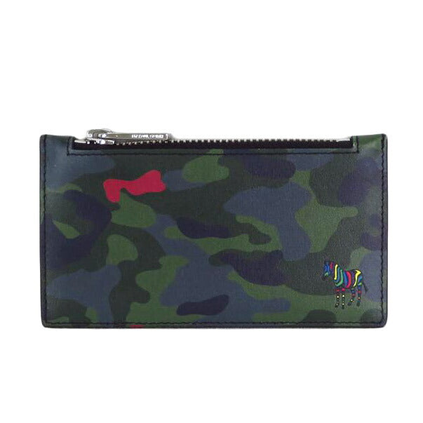 Paui Smith ポールスミス/ゼブラ 迷彩柄 小銭入れ/M2A6389//Aランク/81