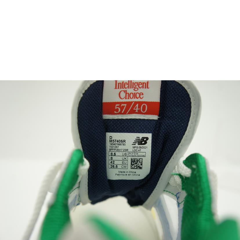 NB ニューバランス/57/40スタウドホワイト/M5740SR//サイズ:26.5cm/Aランク/75
