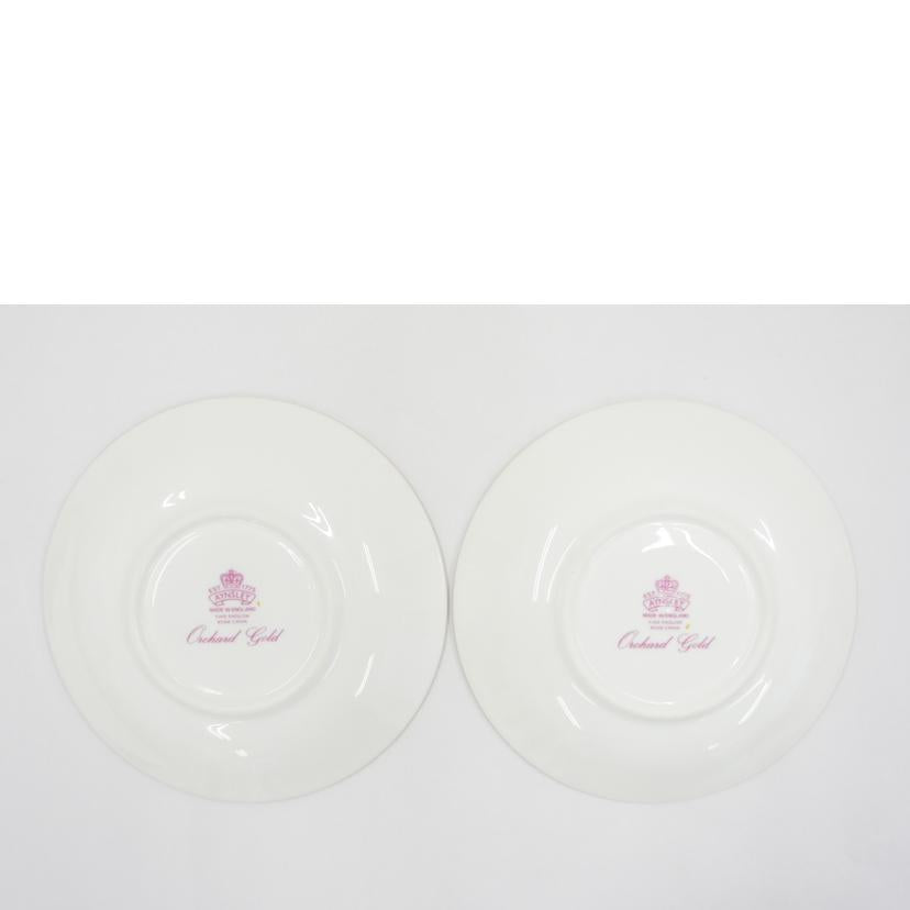Aynsley エインズレイ/オーチャードゴールド カップ&ソーサー 2客セット//Bランク/01