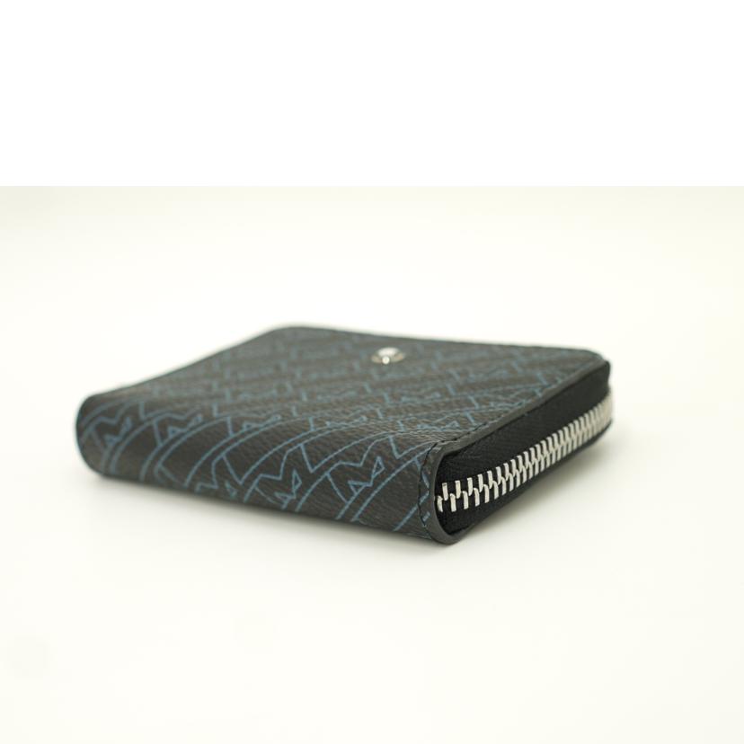 MONT BLANC/ラウンドファスナーコインケース/ブラック//SAランク/69