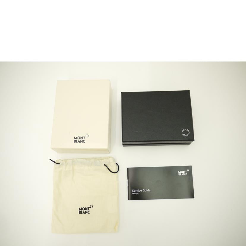 MONT BLANC/ラウンドファスナーコインケース/ブラック//SAランク/69