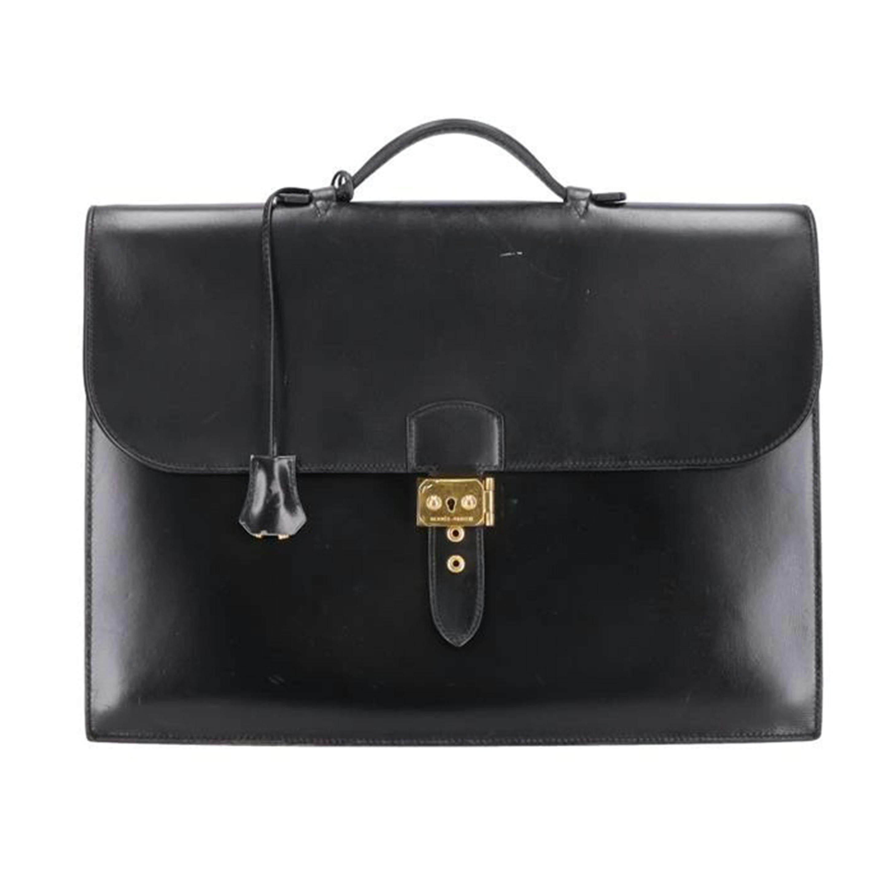 HERMES エルメス/サックアデペッシュ41/ボックスカーフ//□C ***/ABランク/18