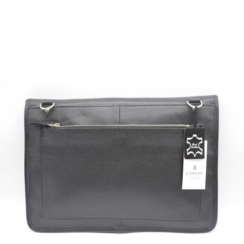 LANVIN ランバン/ランバンオンブルーレザーショルダー/ブラック/565202 BLK//Sランク/89