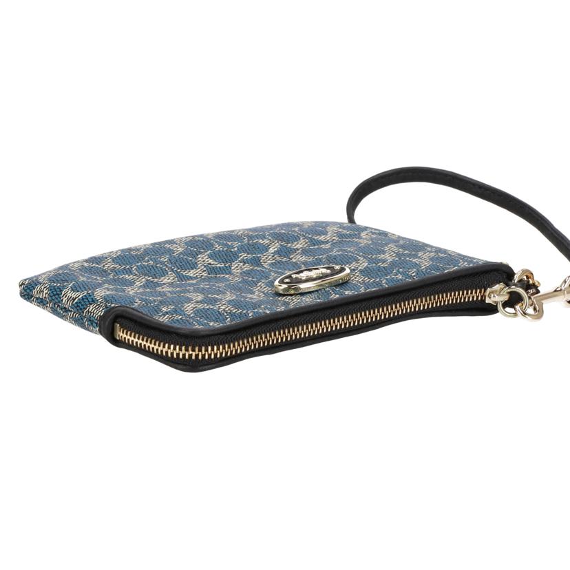 COACH コーチ/シグネチャー/リスレットポーチ/ブルー/52436//F14**/Aランク/18