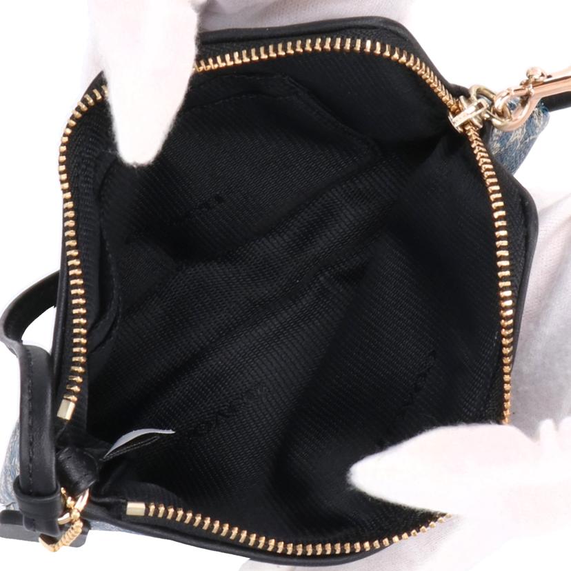 COACH コーチ/シグネチャー/リスレットポーチ/ブルー/52436//F14**/Aランク/18