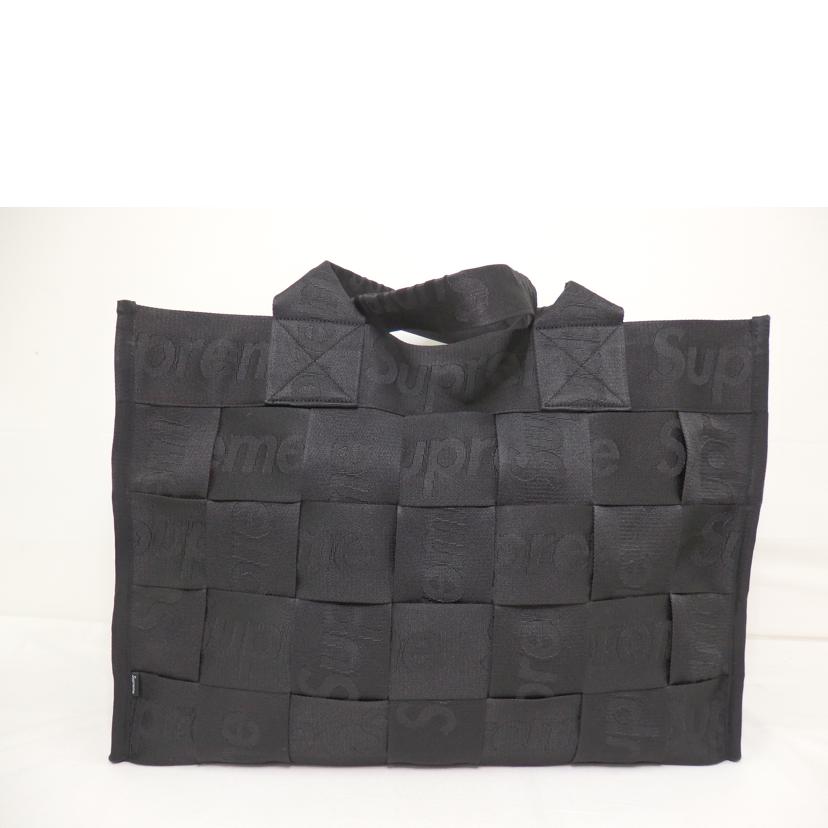 SUPREME シュプリーム/SUPREME ウォーブンラージ 黒//ABランク/84