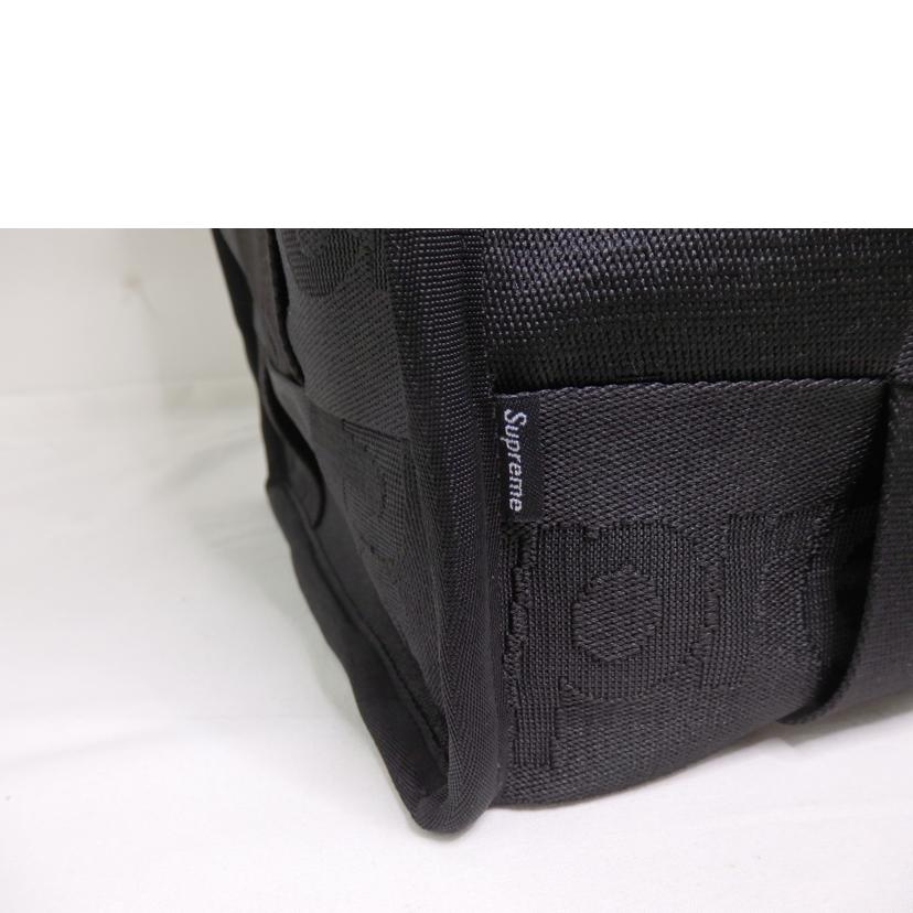 SUPREME シュプリーム/SUPREME ウォーブンラージ 黒//ABランク/84