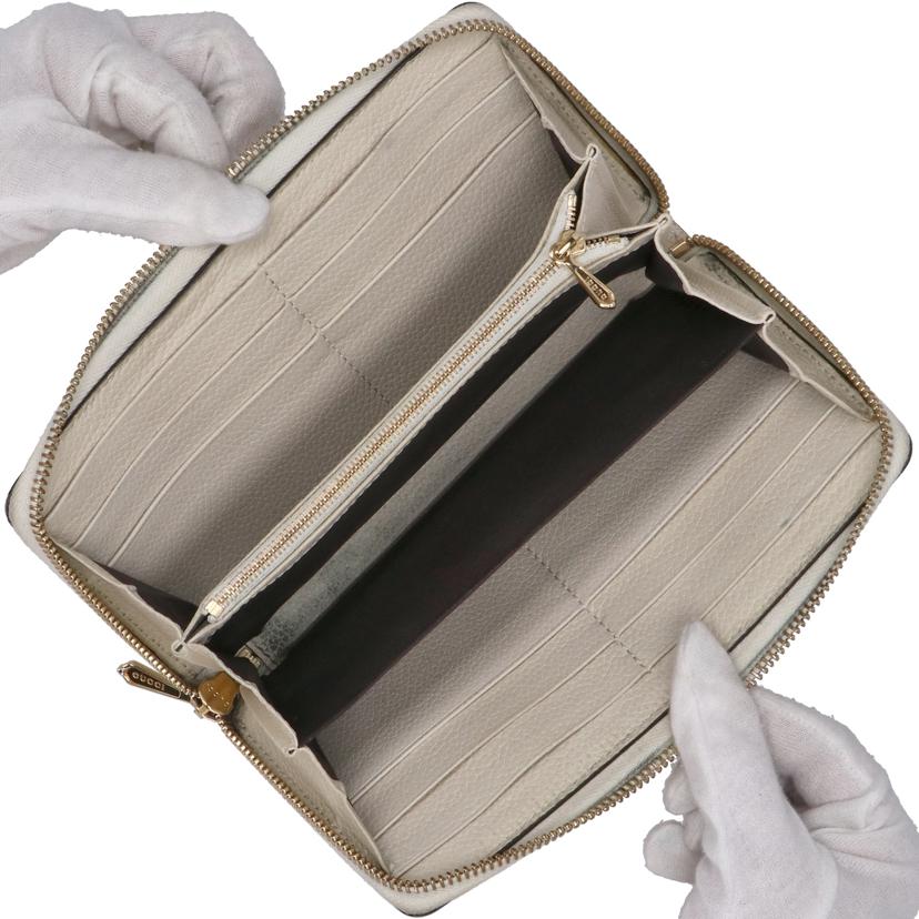 GUCCI グッチ/ズゥミ/ラウンドファスナー長財布/アイボリー/570661//114*/ABランク/76