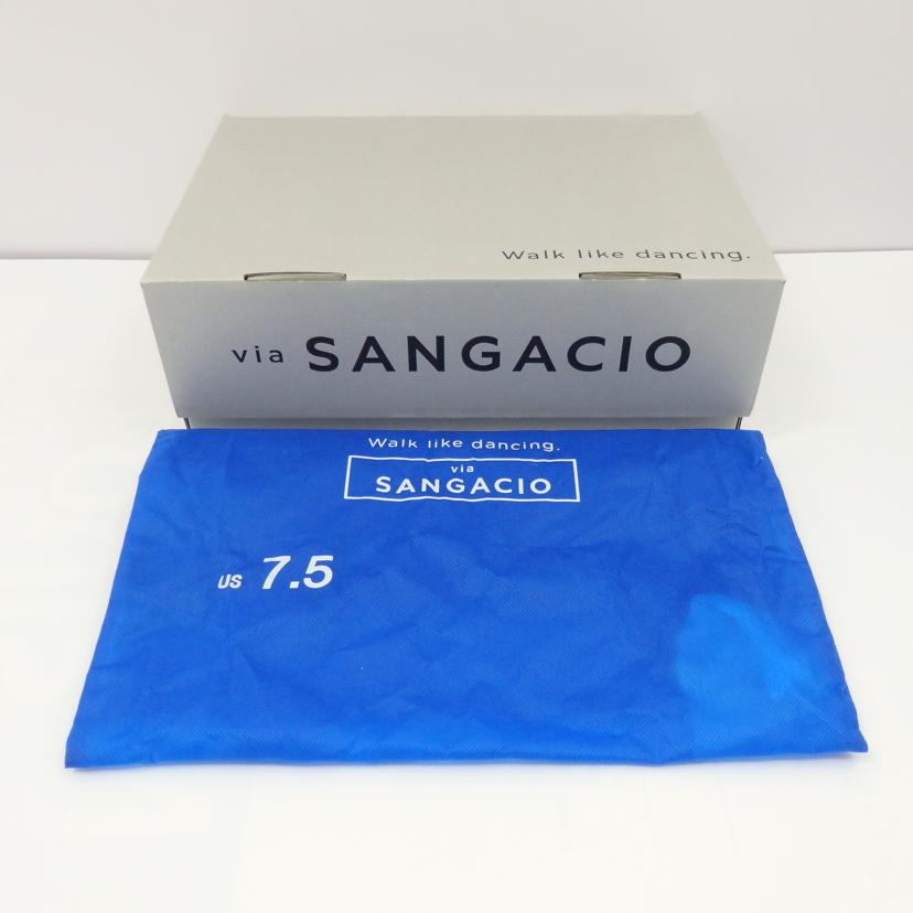 via SANGACIO/バイカラースニーカー WHITE/BLACK/WHITE/BLACK//SAランク/77