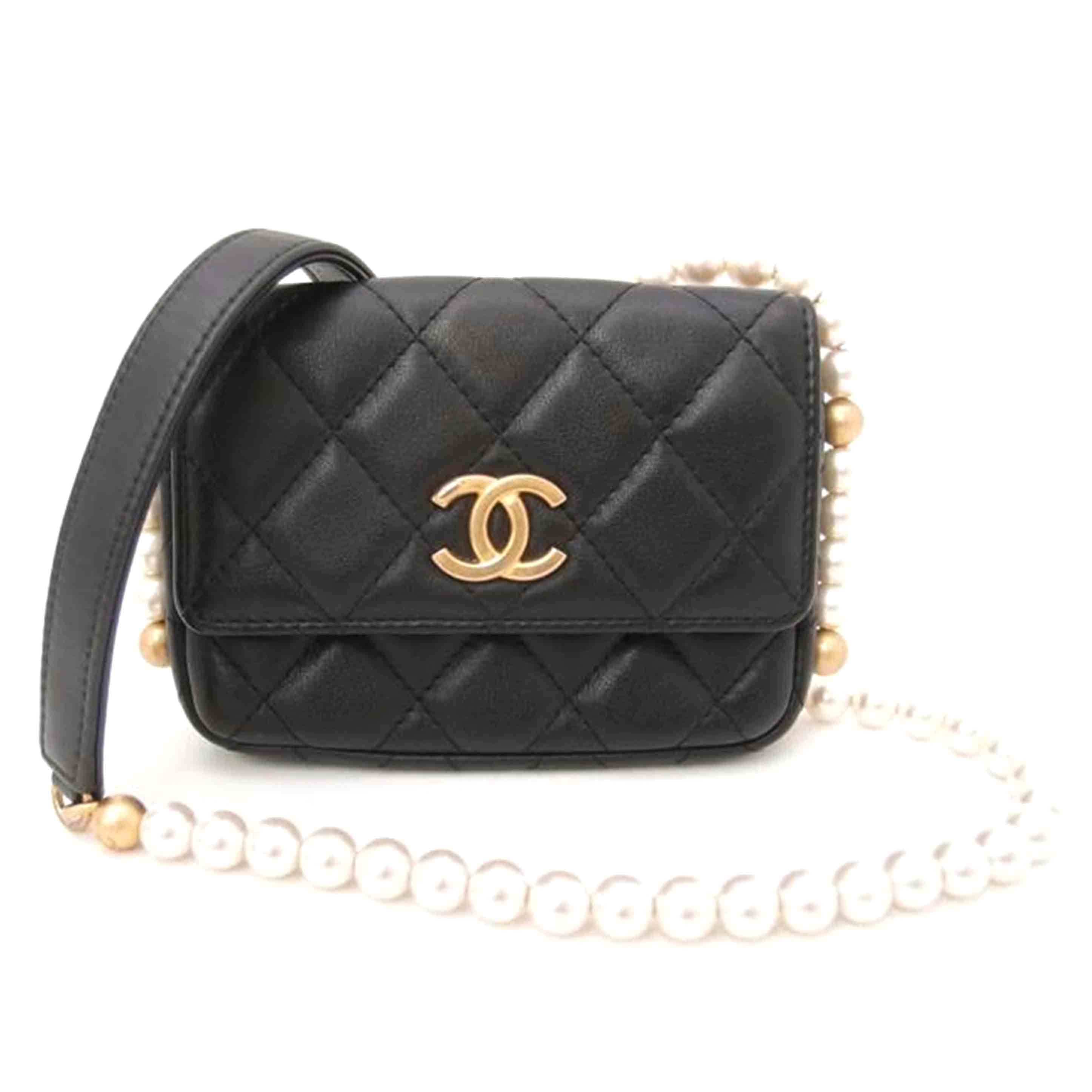 CHANEL シャネル/ミニミニマトラッセチェーンショルダー/ブラック/AP2185//311***********/Bランク/69