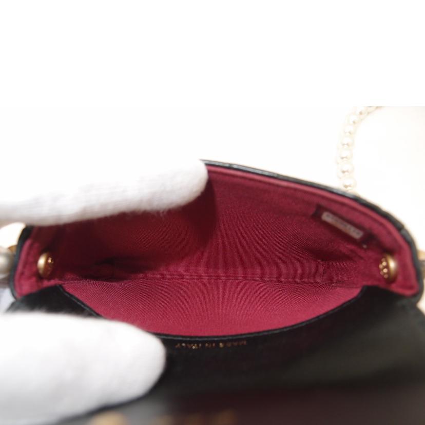 CHANEL シャネル/ミニミニマトラッセチェーンショルダー/ブラック/AP2185//311***********/Bランク/69