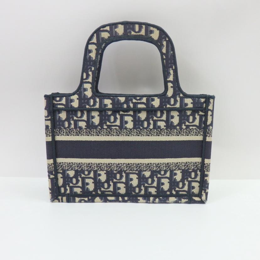 Dior/ブックトートミニキャンバス紺//50-*******/Aランク/25