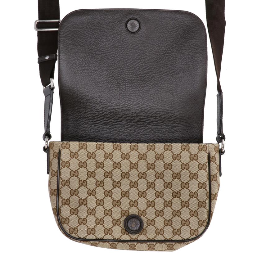 GUCCI グッチ/GGキャンバス斜め掛けショルダー/449172//493***/ABランク/93