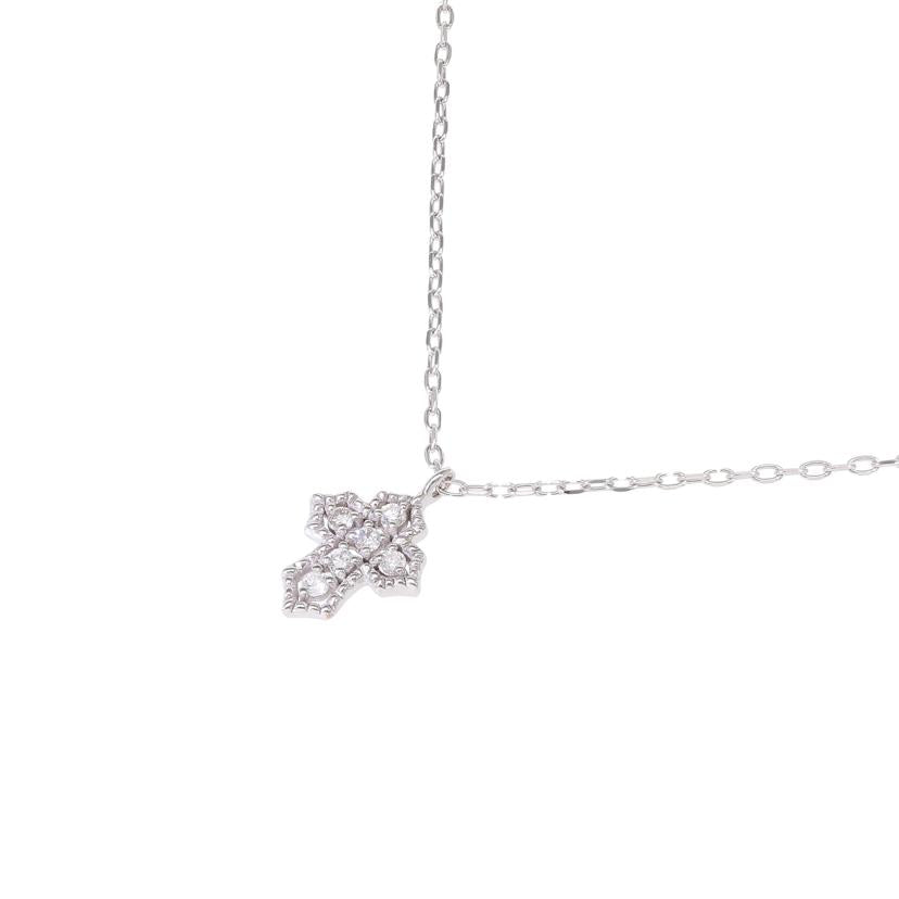 Samantha Tiara サマンサティアラ/Samantha Tiara K18WGダイヤネックレス0.06ct//Aランク/81