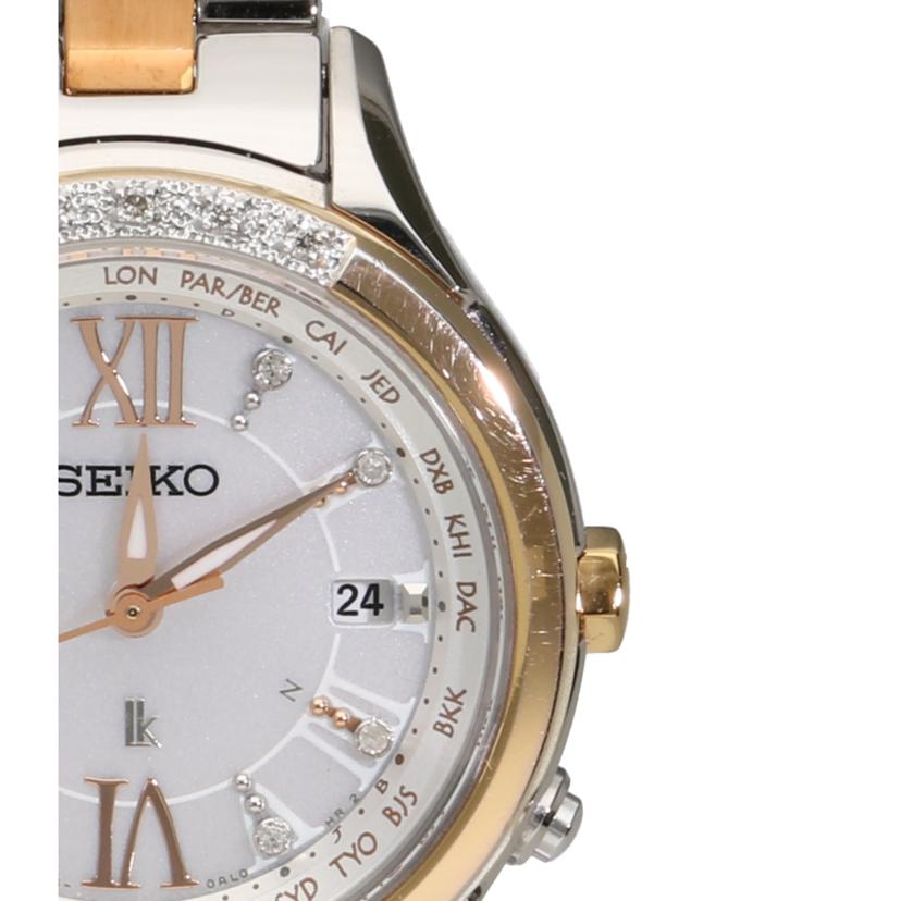 SEIKO セイコー/ルキア/20PD/電波ソーラー/1B25-0AG0//591***/Bランク/85