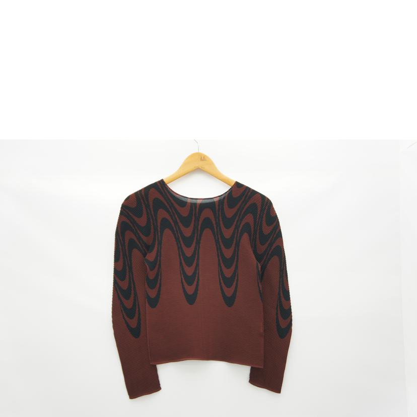 ISSEY MIYAKE イッセイミヤケ/イッセイミヤケ カットソー ブラウン//Bランク/78