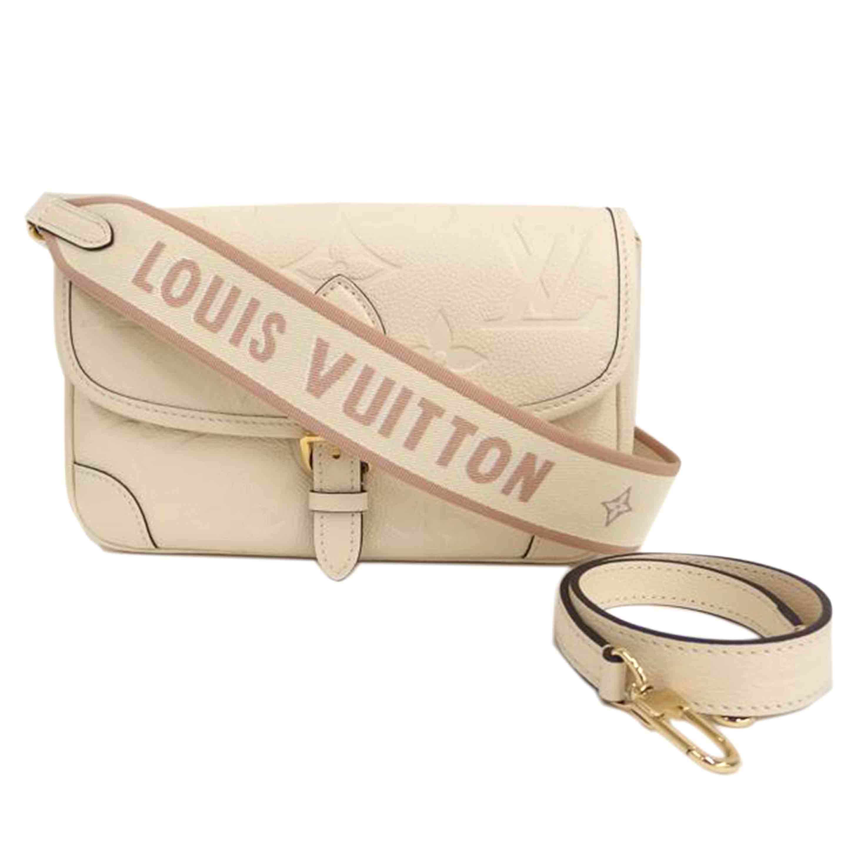 LOUIS VUITTON ルイ・ヴィトン/ディアヌ/クレームレザーショルダー/M46388//ICタ**/SAランク/82
