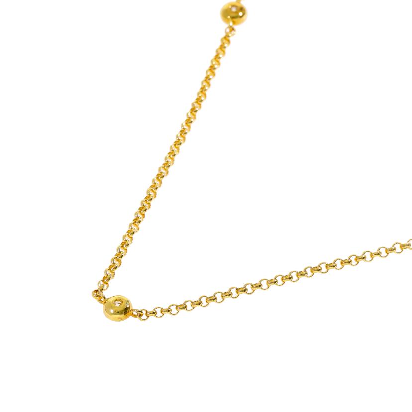 / K18ダイヤネックレス0.52ct//Aランク/75