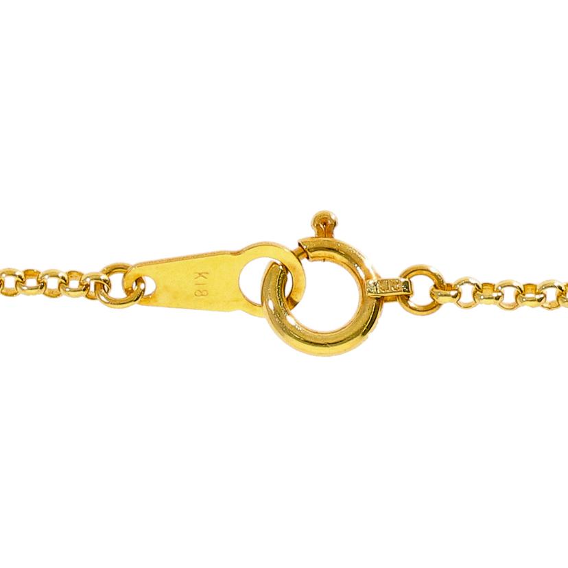 / K18ダイヤネックレス0.52ct//Aランク/75