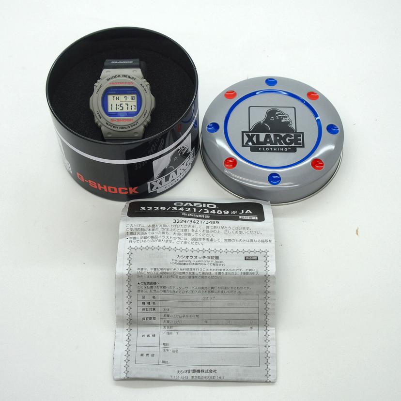 CASIO カシオ/G-SHOCK/XLARGEコラボ/デジタルウォッチ/クォーツ/DW-5750E//D30***/SAランク/18