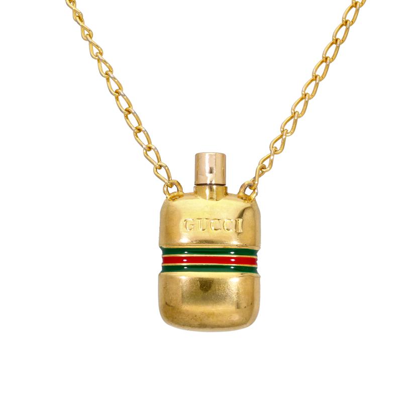 GUCCI グッチ/ヴィンテージ/パフュームボトルネックレス/ゴールド//ABランク/18