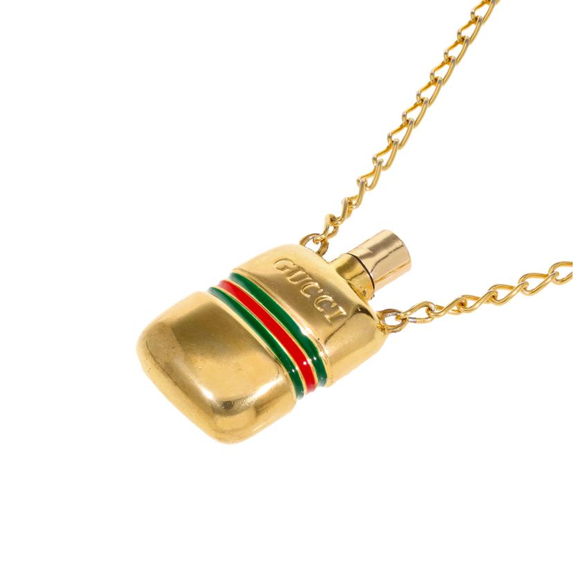 GUCCI グッチ/ヴィンテージ/パフュームボトルネックレス/ゴールド//ABランク/18