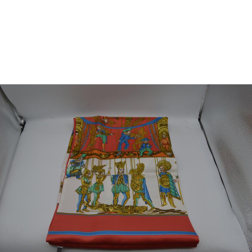 HERMES エルメス/LE TEMPS des MARIONNETTES シルクマフラー//Sランク/89