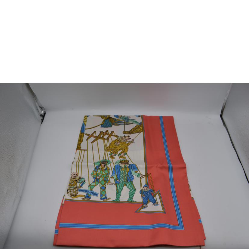 HERMES エルメス/LE TEMPS des MARIONNETTES シルクマフラー//Sランク/89