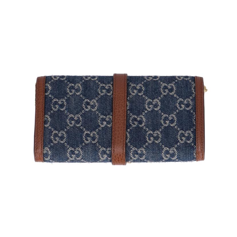 GUCCI グッチ/GGデニムジャッキー1961チェーンウォレット/652681//041*/SAランク/18
