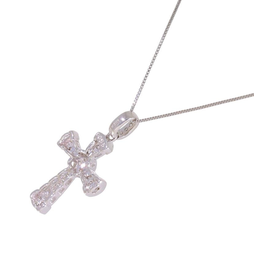 / K18WGダイヤネックレス0.35ct//Aランク/05