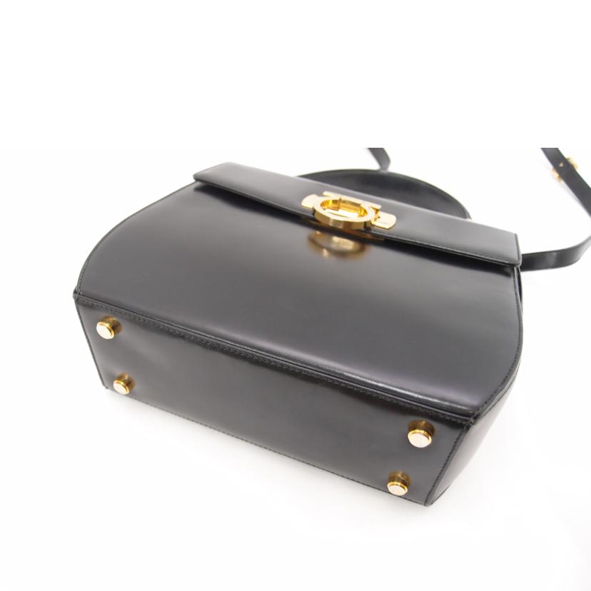 Ferragamo フェラガモ/ガンチーニ 2wayハンド/ブラック/AK4192//Bランク/69