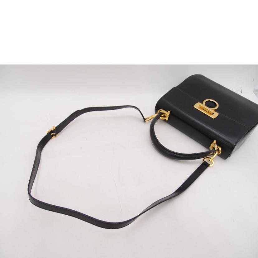 Ferragamo フェラガモ/ガンチーニ 2wayハンド/ブラック/AK4192//Bランク/69